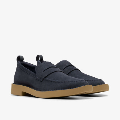 Clarks Men Martock Lo Navy Suede