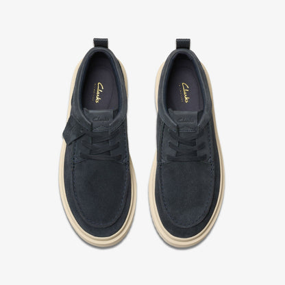 Clarks Men Polden Moc Navy Suede