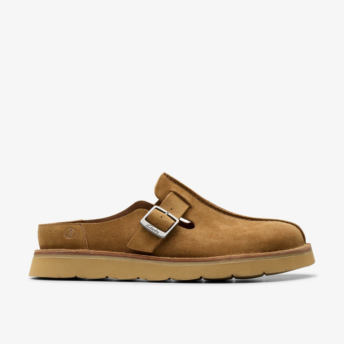 Clarks Men Solsbury Mule Cola Suede