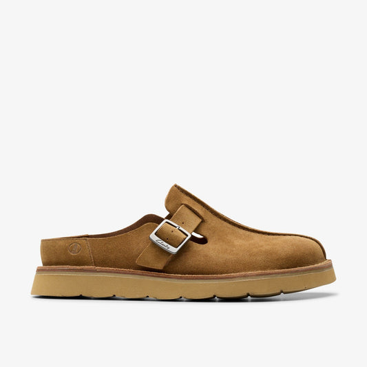 Clarks Men Solsbury Mule Cola Suede