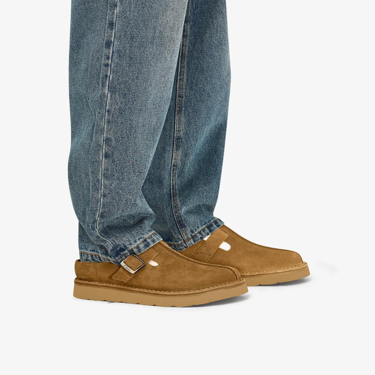 Clarks Men Solsbury Mule Cola Suede