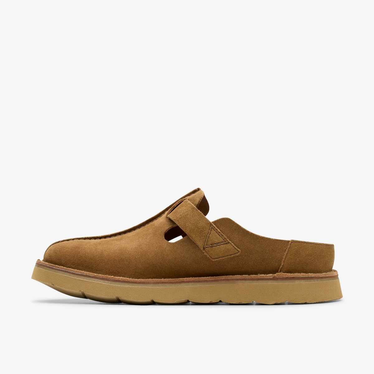 Clarks Men Solsbury Mule Cola Suede