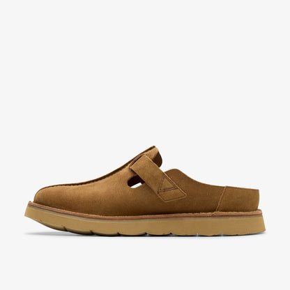 Clarks Men Solsbury Mule Cola Suede