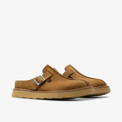 Clarks Men Solsbury Mule Cola Suede