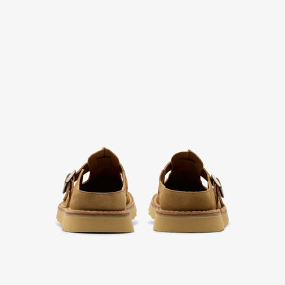 Clarks Men Solsbury Mule Cola Suede