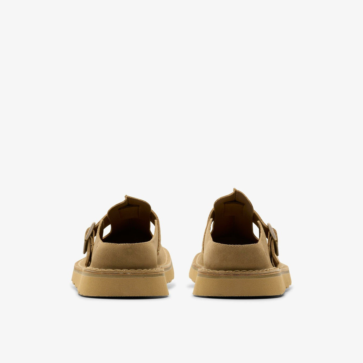 Clarks Men Solsbury Mule Dark Sand Suede