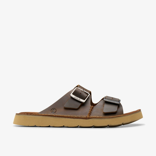 Clarks Men Solsbury Strap Beeswax Leather