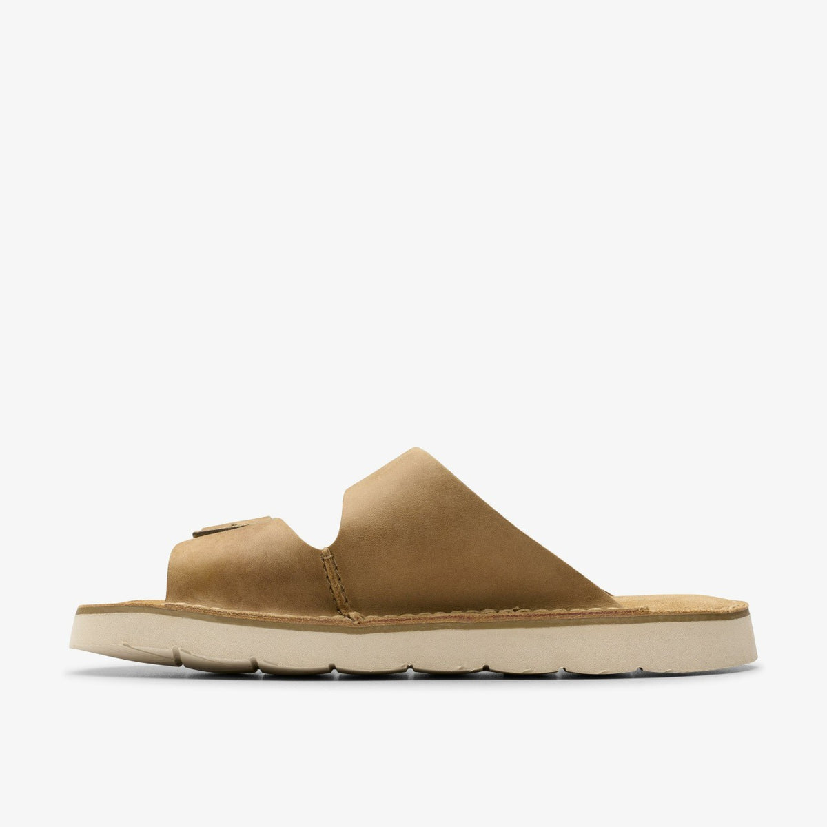 Clarks Men Solsbury Strap Dark Sand Leather