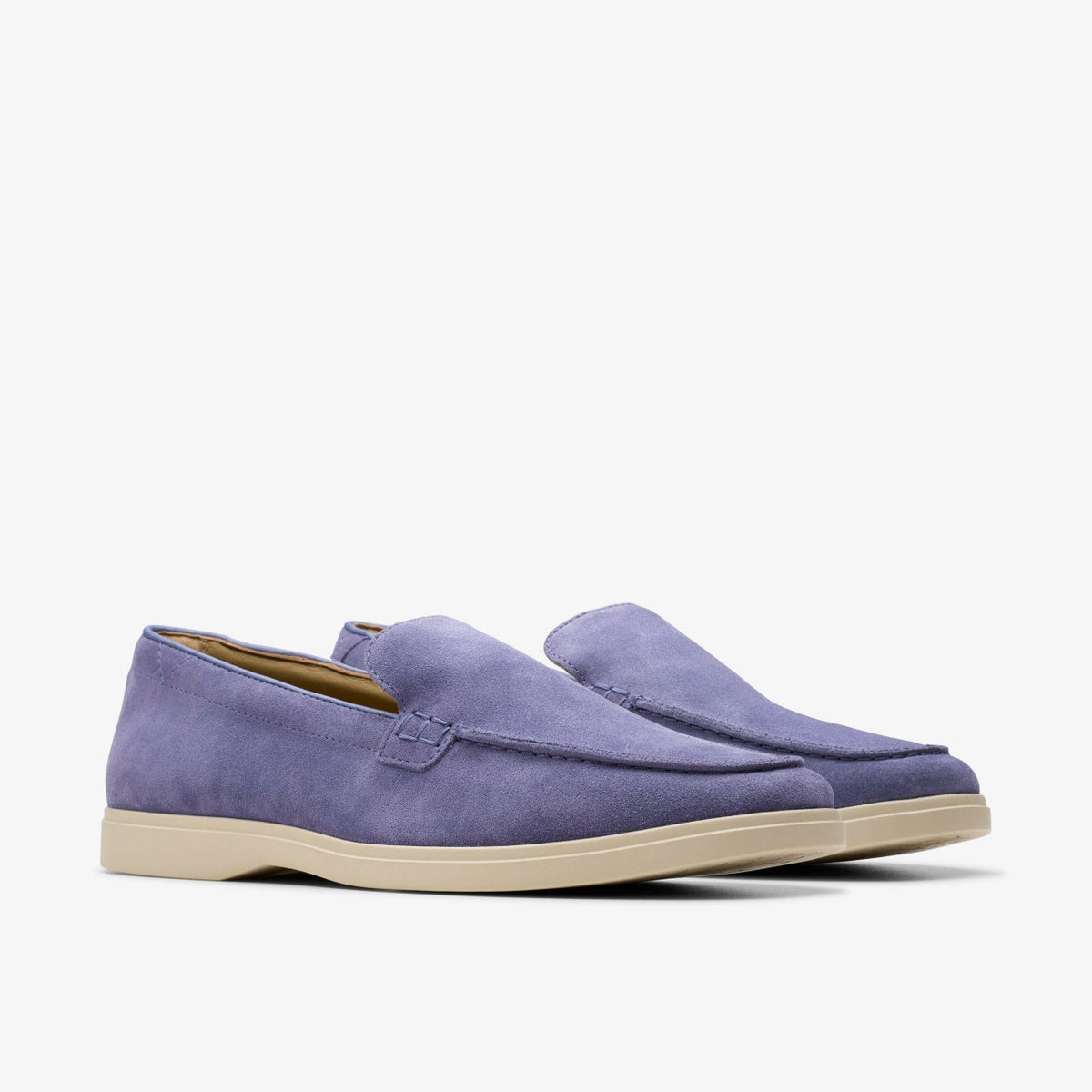 Clarks Men Torford Easy Dusk Blue Suede