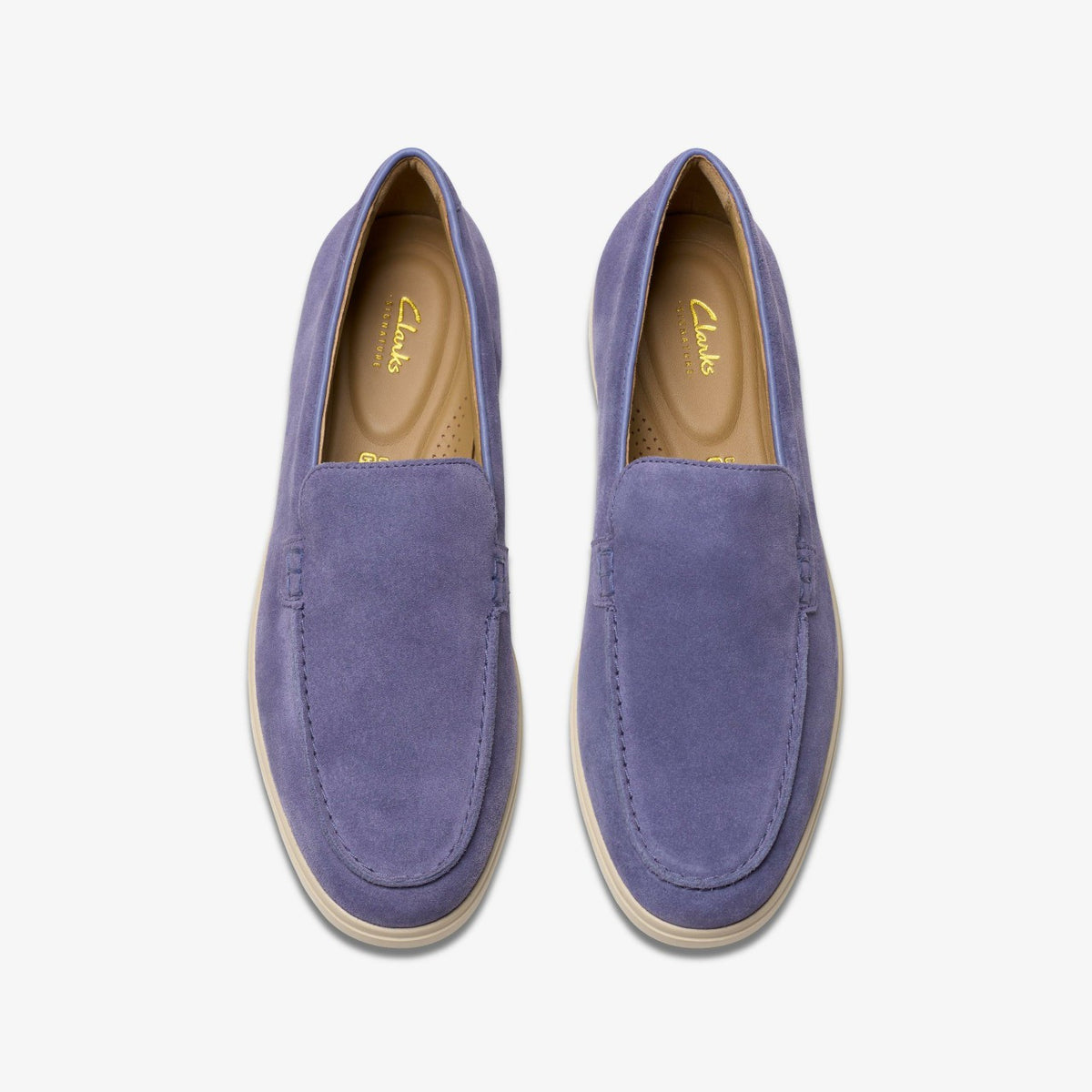 Clarks Men Torford Easy Dusk Blue Suede