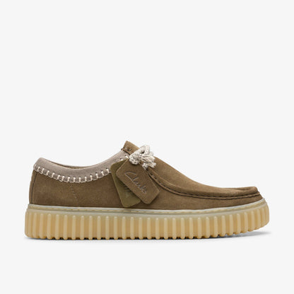 Clarks Men Torhill Lo Dark Olive Combination