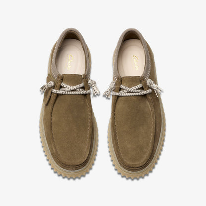 Clarks Men Torhill Lo Dark Olive Combination