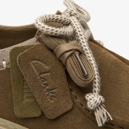 Clarks Men Torhill Lo Dark Olive Combination