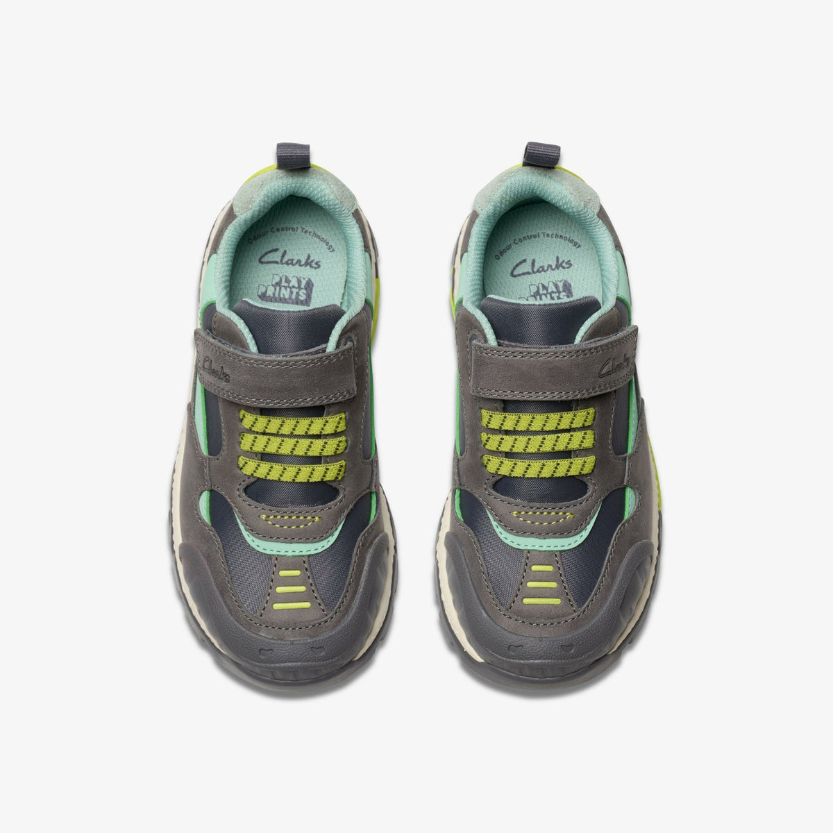 Clarks Kids Steggy 2 Park Kid Grey/Green