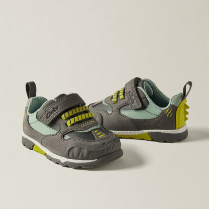 Clarks Kids Steggy 2 Park Toddler Grey/Green
