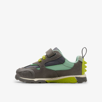 Clarks Kids Steggy 2 Park Toddler Grey/Green