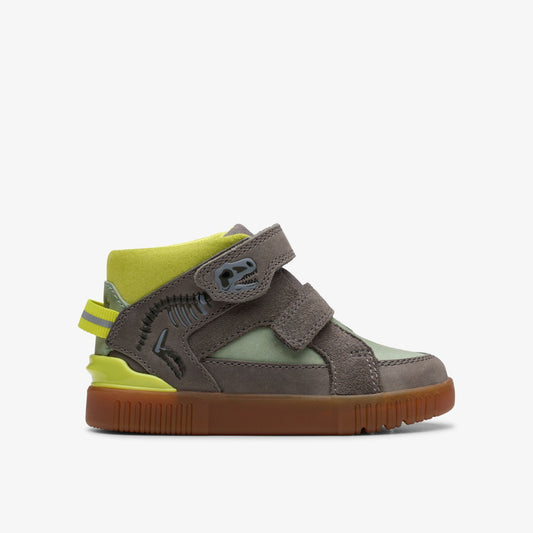 Clarks Kids Oslo Play Toddler Grey/Green