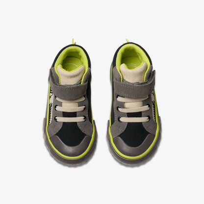 Clarks Kids Foxing Rex Hi Toddler Black Canvas