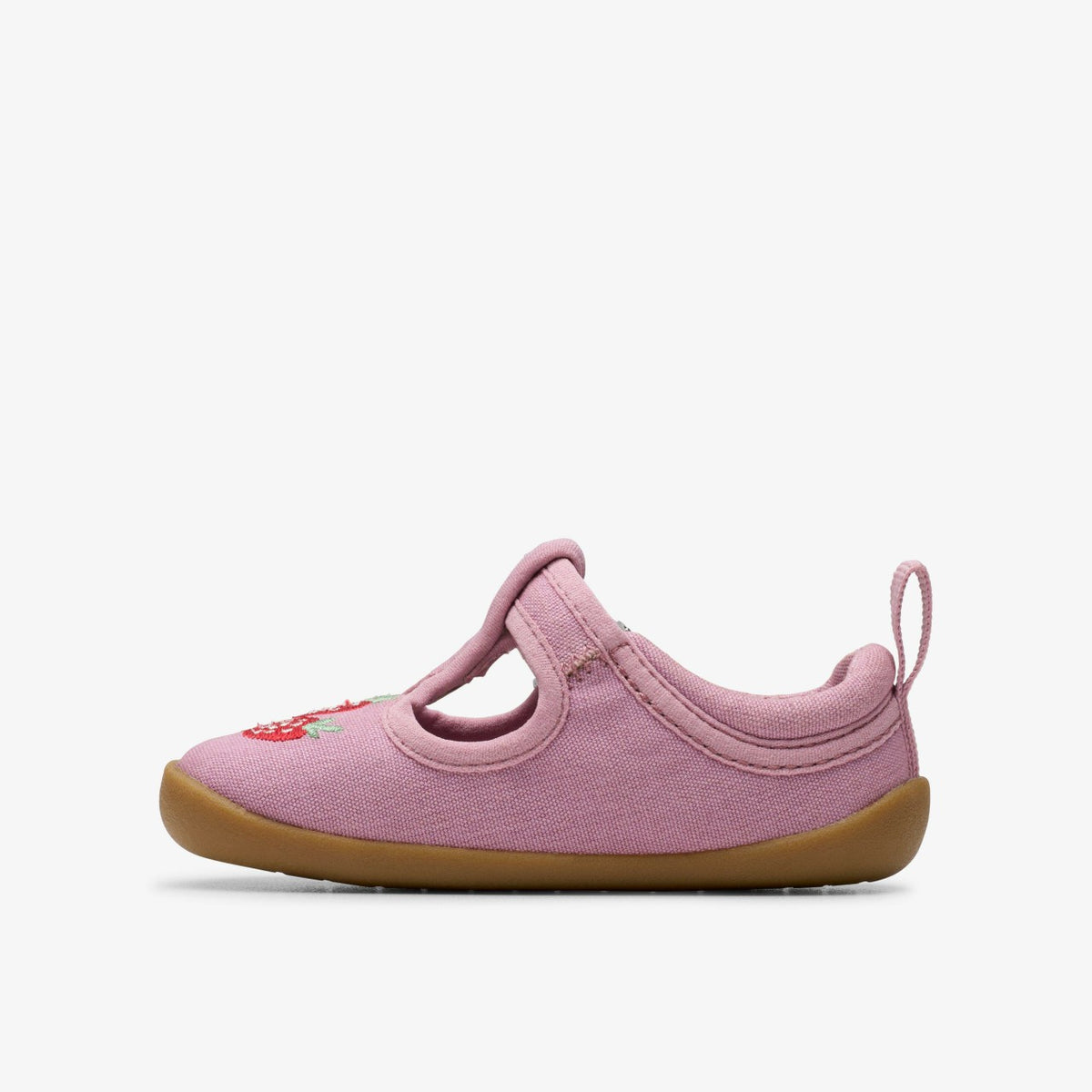 Clarks Kids|Babies Roamer Grow Toddler Pink Canvas