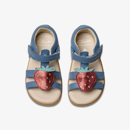 Clarks Kids|Babies Zora Berry Toddler Blue