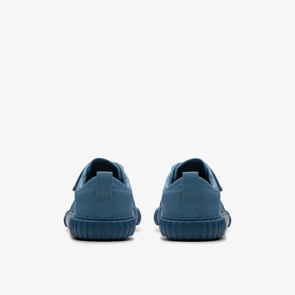 Clarks Kids Foxing Stitch Kid Blue Fabric