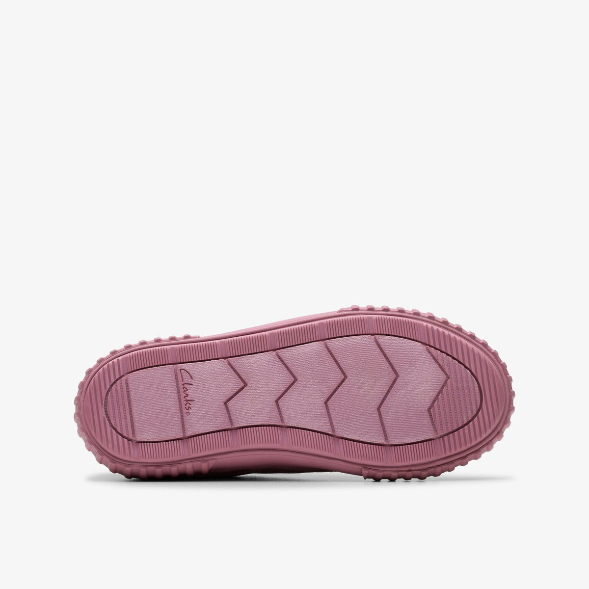 Clarks Kids Foxing Stitch Kid Pink Fabric