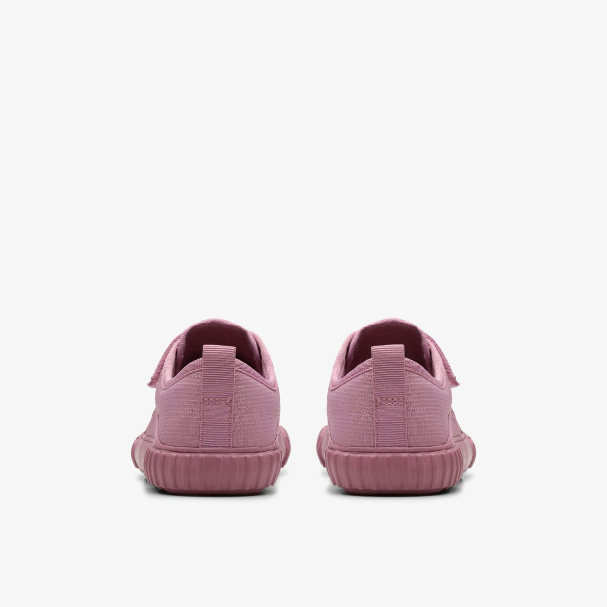 Clarks Kids Foxing Stitch Kid Pink Fabric