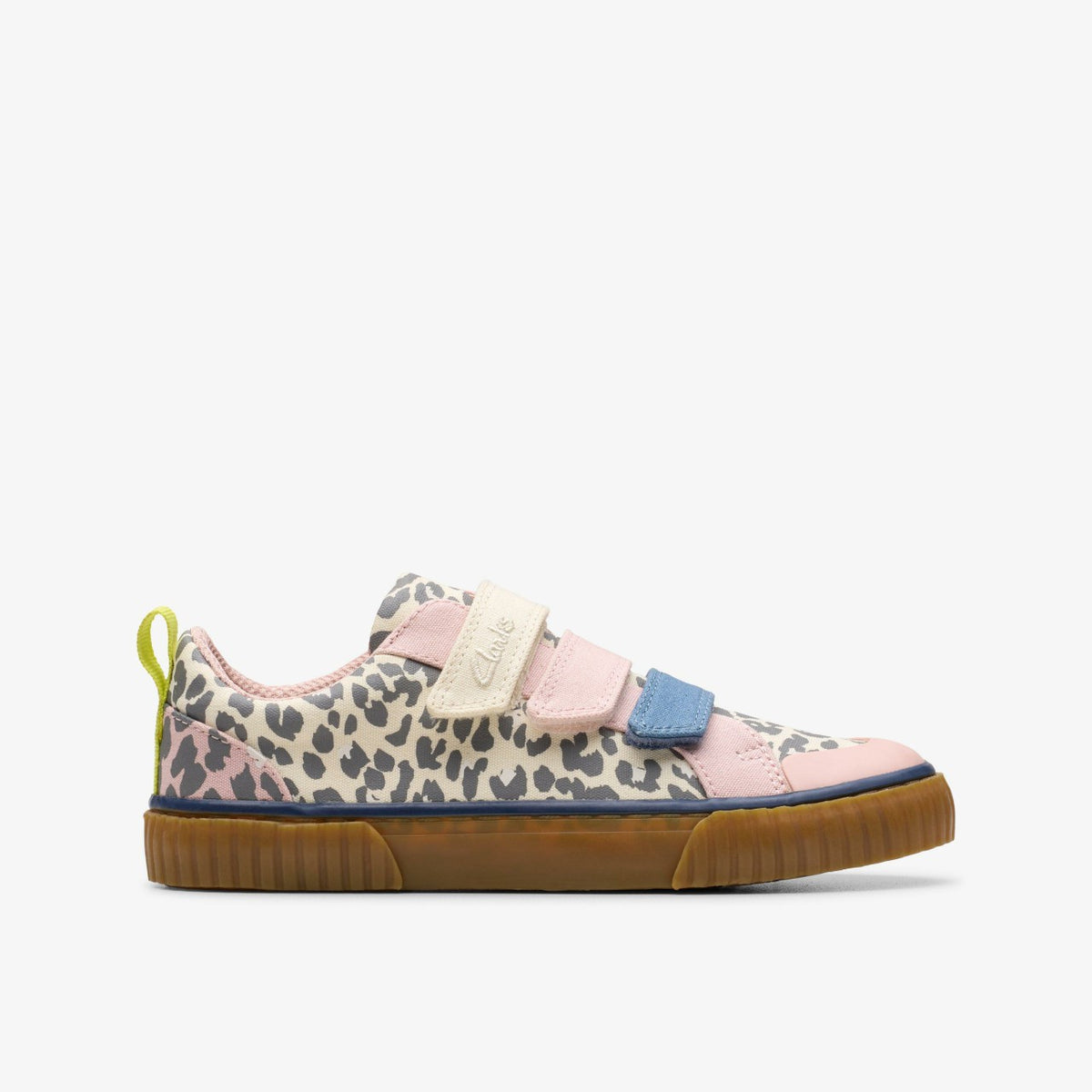 Clarks Kids Foxing Vibe Kid Ecru Canvas