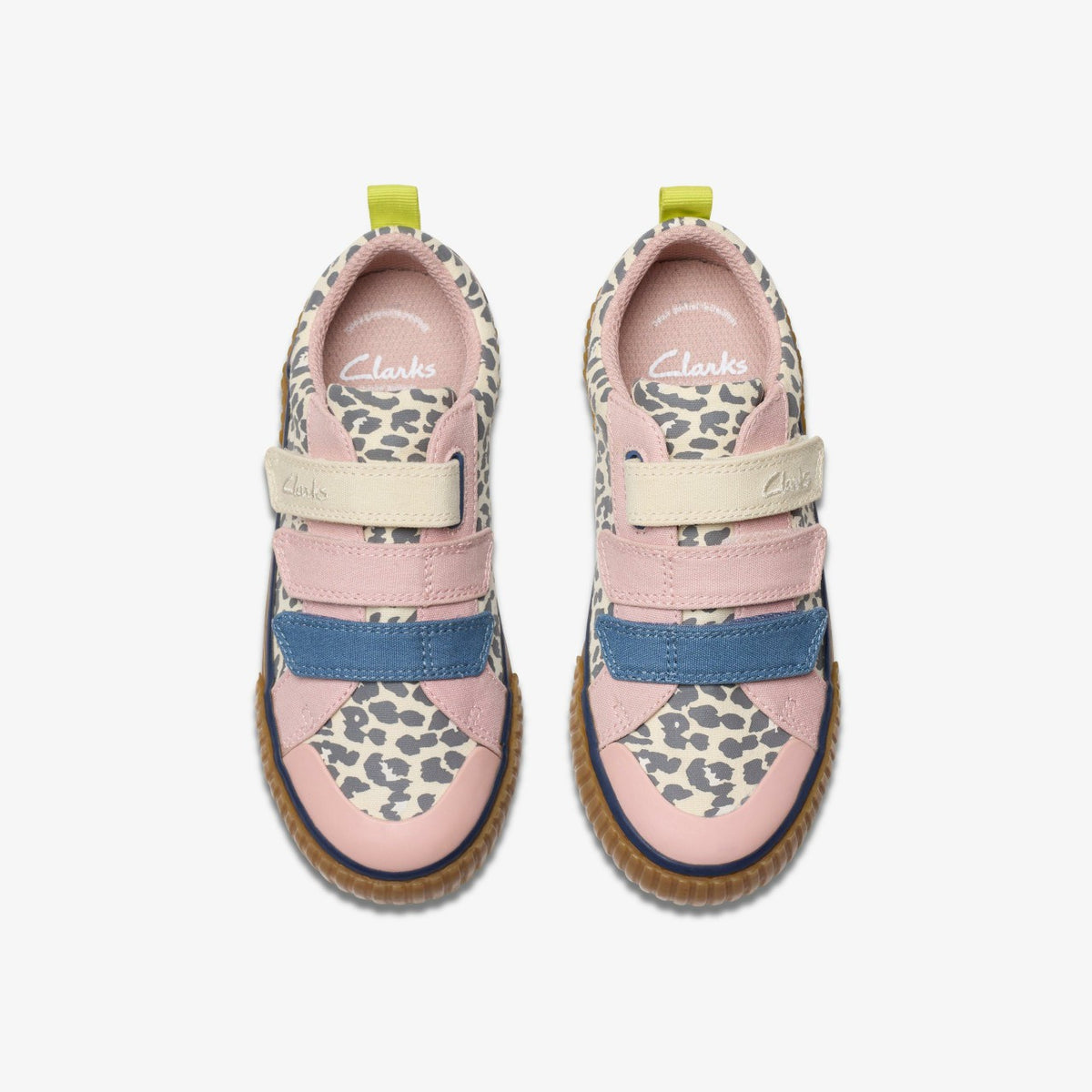 Clarks Kids Foxing Vibe Kid Ecru Canvas
