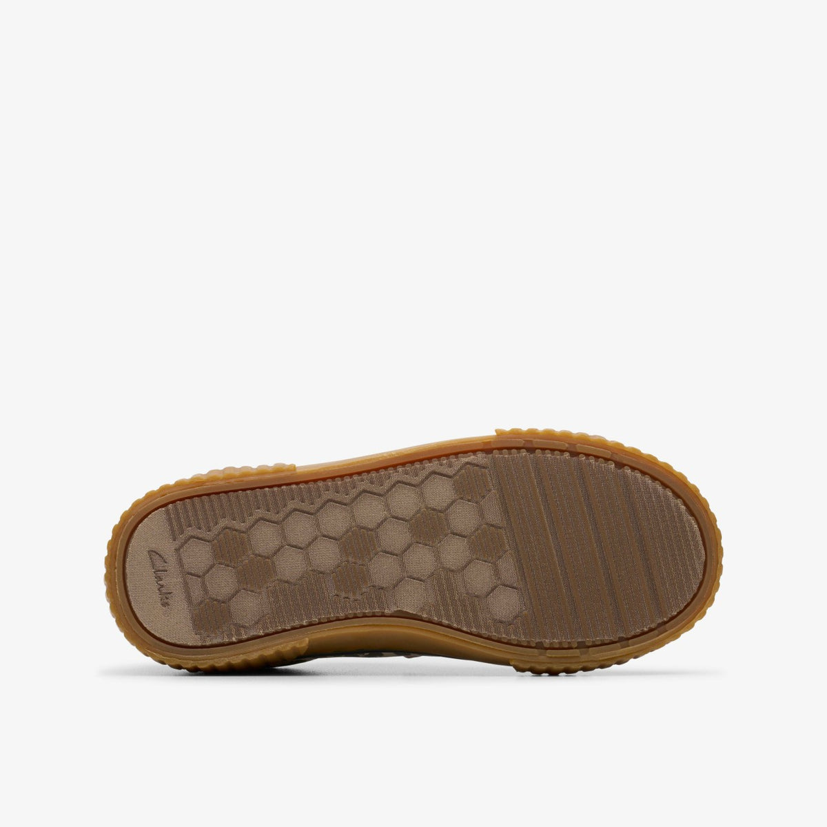 Clarks Kids Foxing Vibe Kid Ecru Canvas