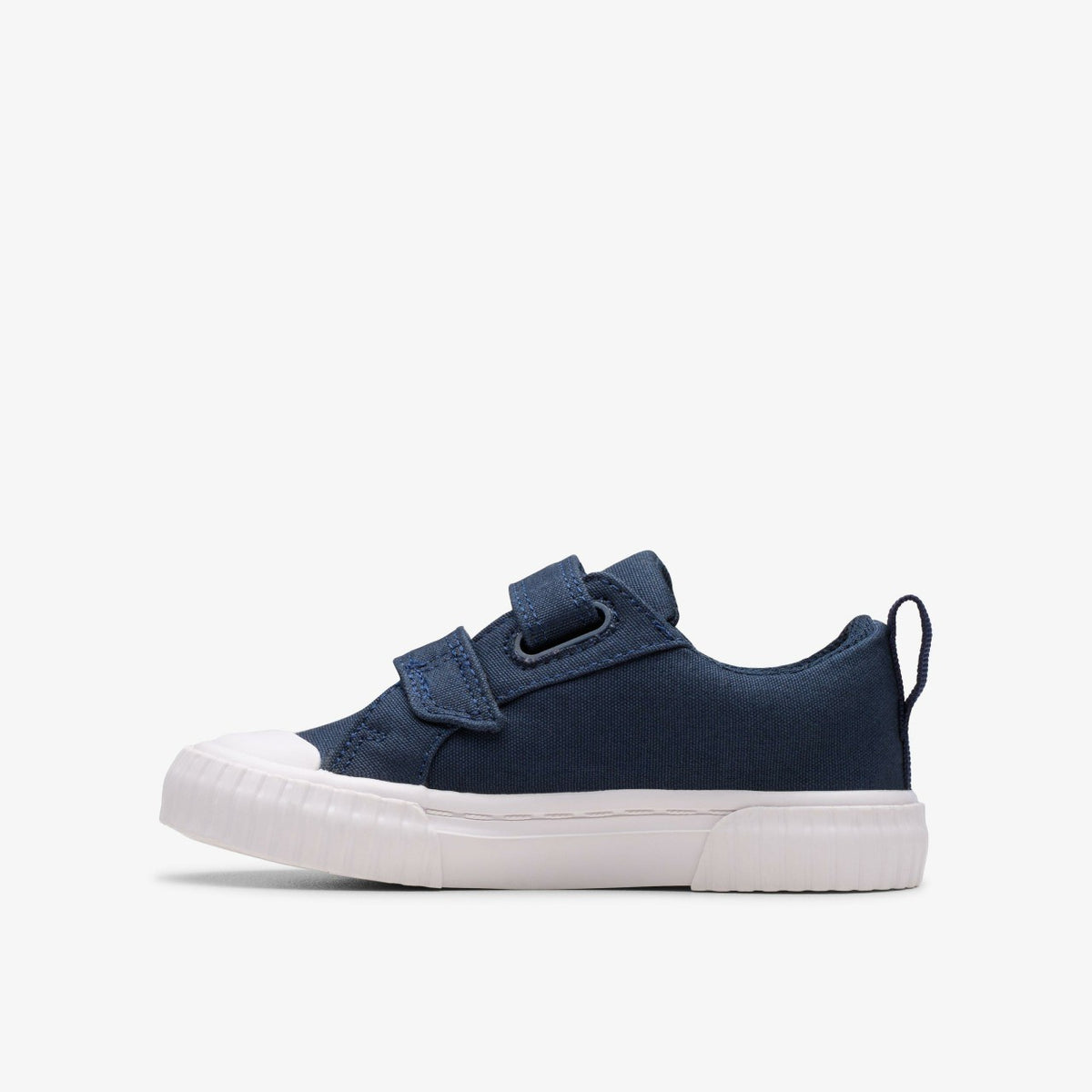 Clarks Kids Foxing Vibe Toddler Navy Canvas