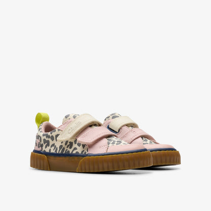 Clarks Kids|Babies Foxing Vibe Toddler Ecru Canvas