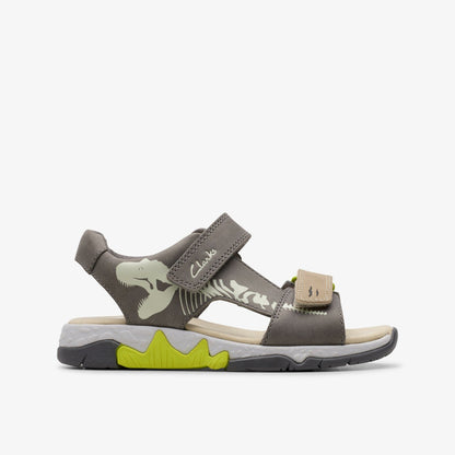 Clarks Kids Spiney Tail Kid Grey