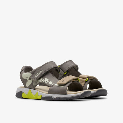 Clarks Kids Spiney Tail Kid Grey