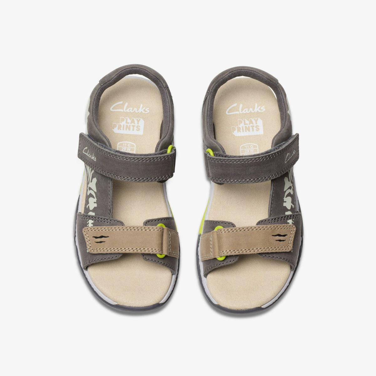 Clarks Kids Spiney Tail Kid Grey