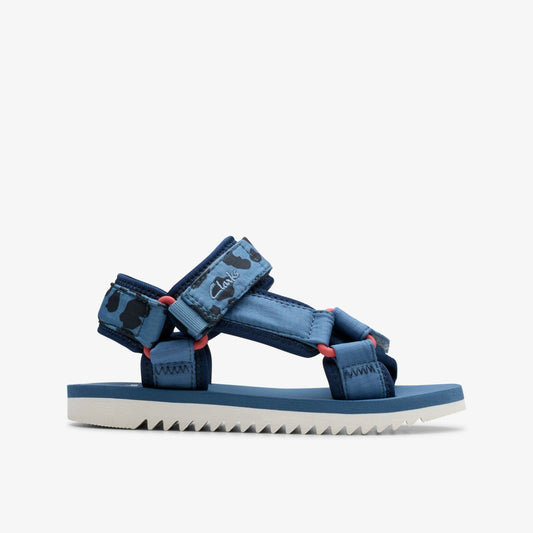 Clarks Kids Peak Web Kid Blue Print