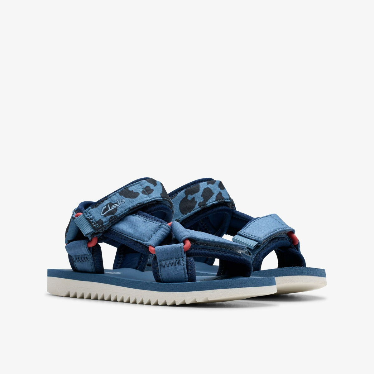 Clarks Kids Peak Web Kid Blue Print