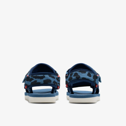 Clarks Kids Peak Web Kid Blue Print