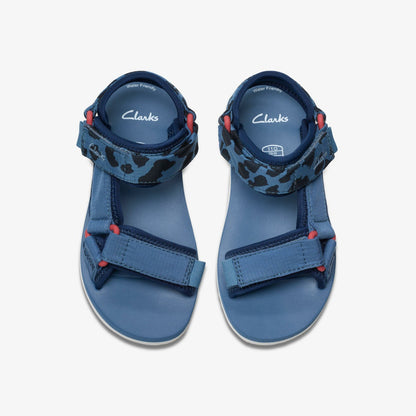 Clarks Kids Peak Web Kid Blue Print