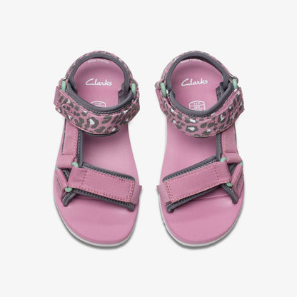 Clarks Kids Peak Web Kid Pink/Print