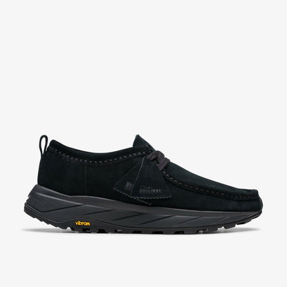 Clarks Men Walla Eden Lo Black/Black Suede