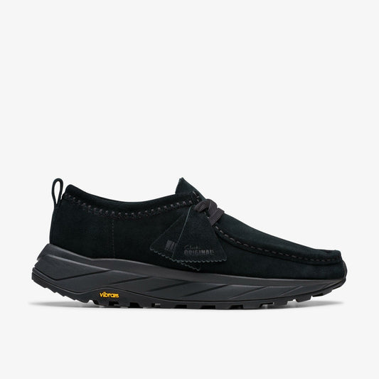 Clarks Men Walla Eden Lo Black/Black Suede