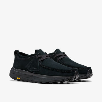 Clarks Men Walla Eden Lo Black/Black Suede