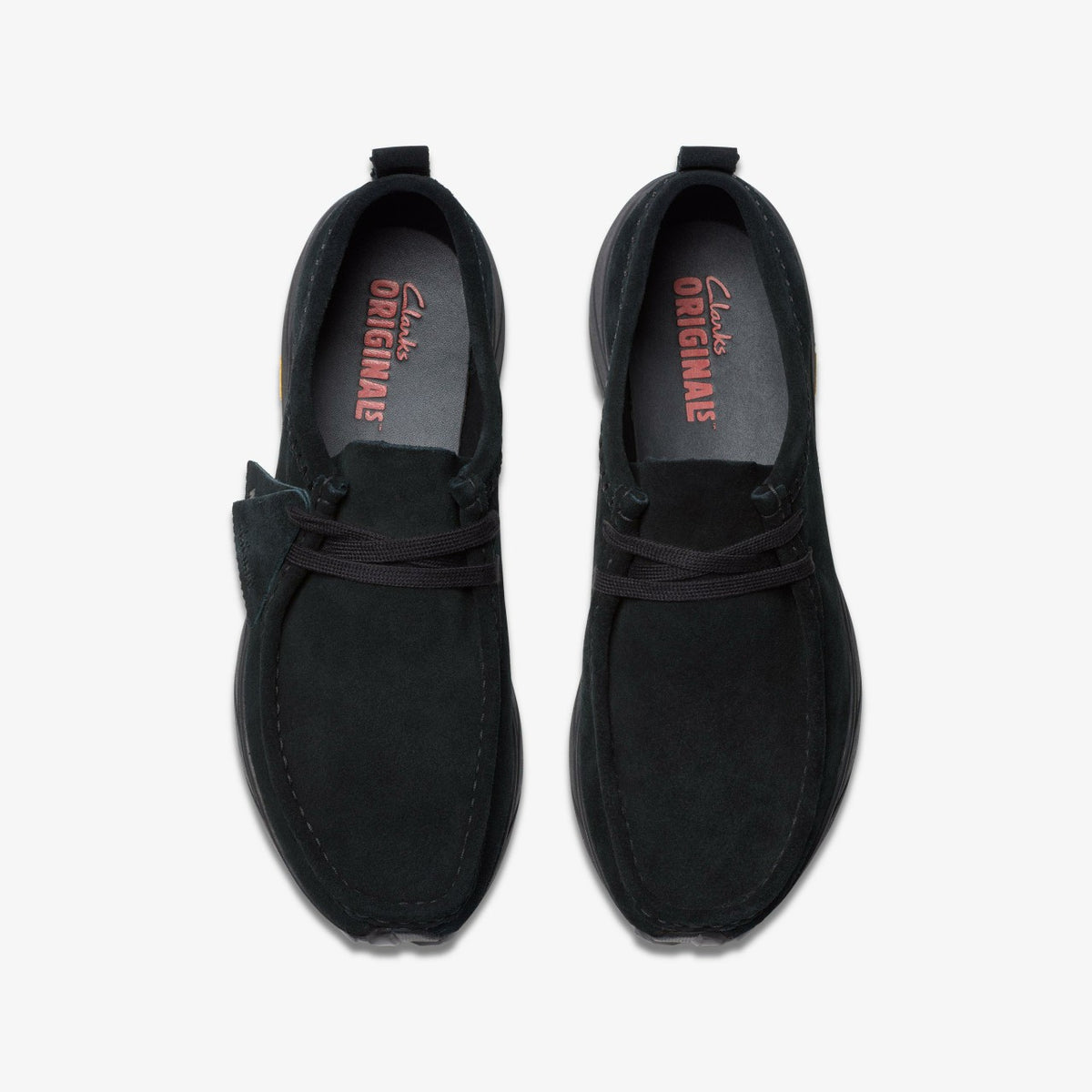 Clarks Men Walla Eden Lo Black/Black Suede