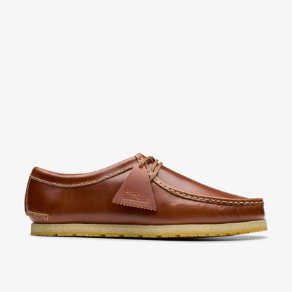 Clarks Men Godney Lace Brown Leather