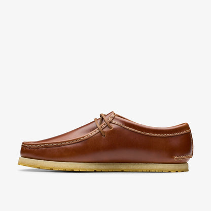Clarks Men Godney Lace Brown Leather