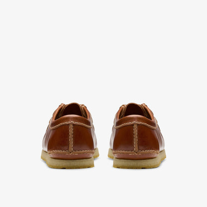 Clarks Men Godney Lace Brown Leather
