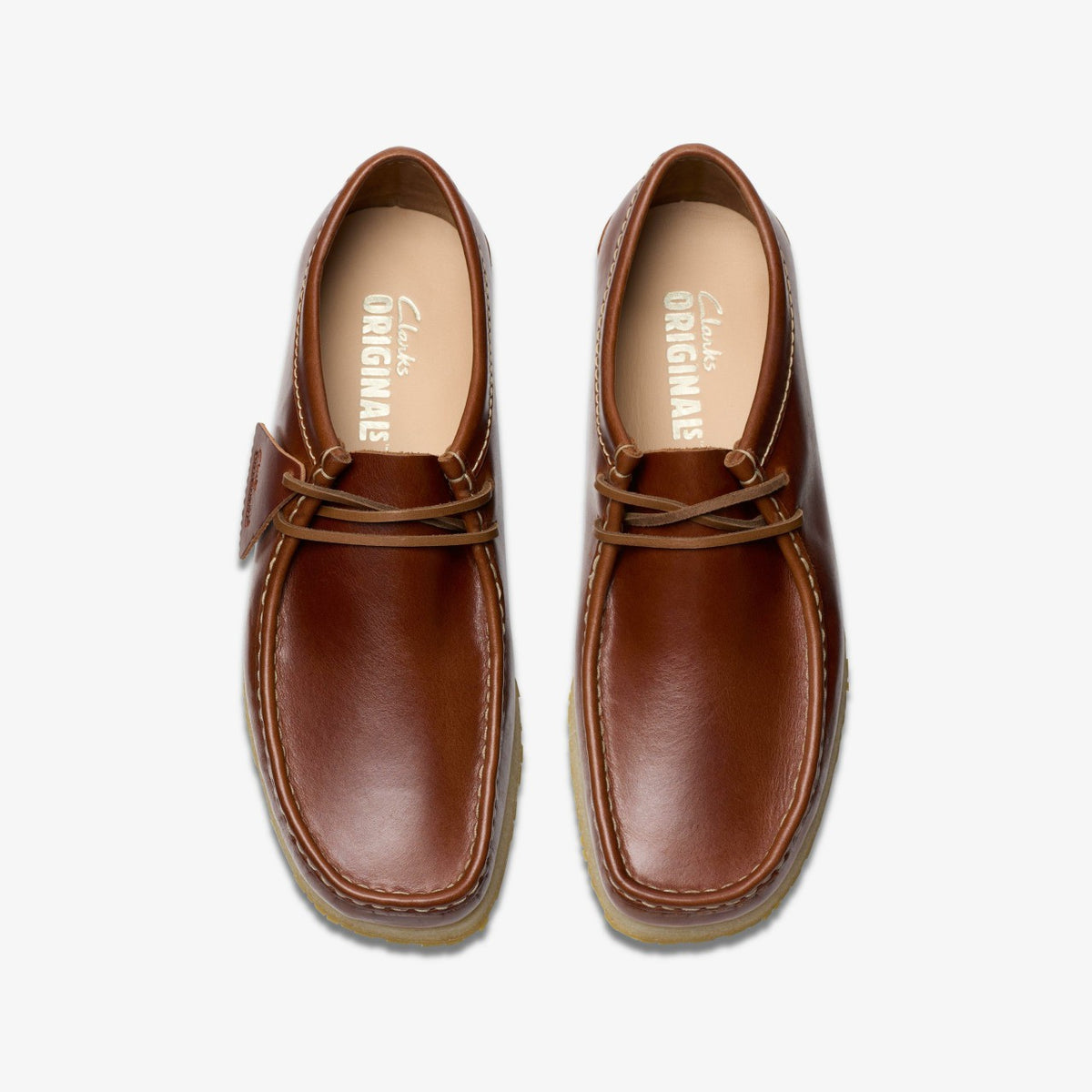 Clarks Men Godney Lace Brown Leather