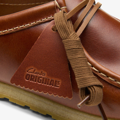 Clarks Men Godney Lace Brown Leather