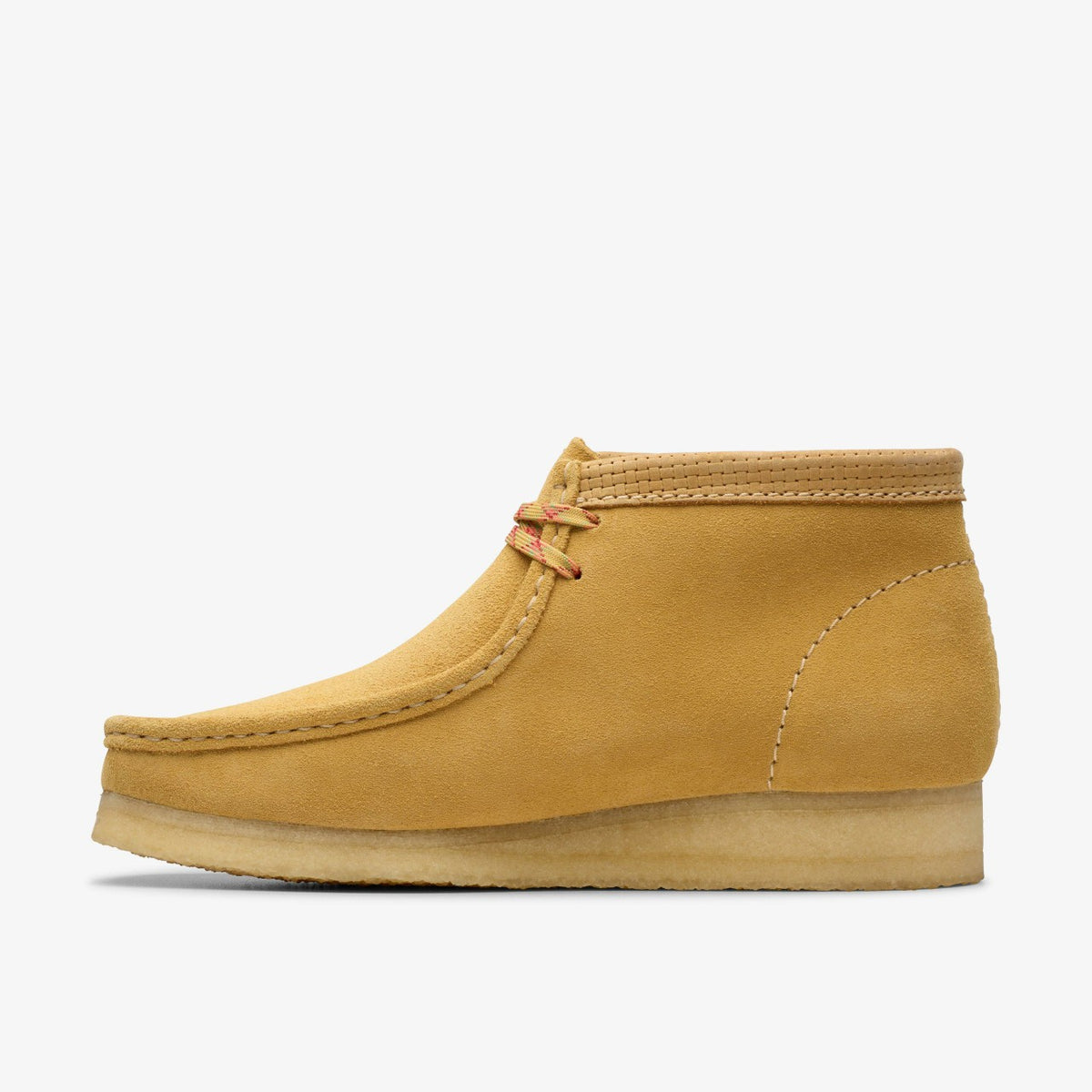 Clarks Men Wallabee Boot Golden Tan Suede